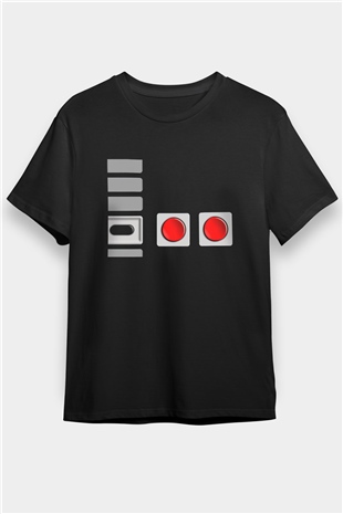Nintendo Siyah Unisex Tişört