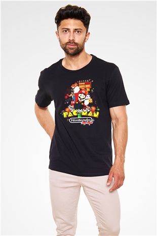 Nintendo Siyah Unisex Tişört