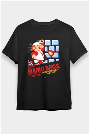 Nintendo Siyah Unisex Tişört T-Shirt