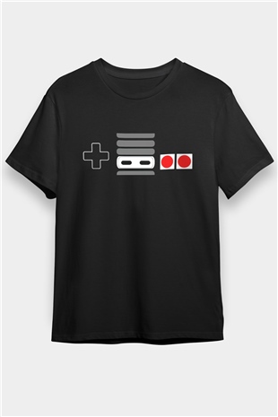 Nintendo Siyah Unisex Tişört T-Shirt