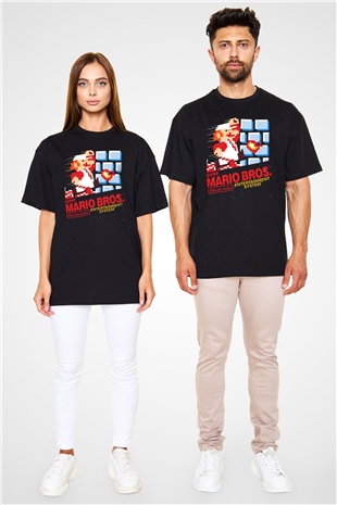 Nintendo Siyah Oversize Tişört Oversize T-shirt