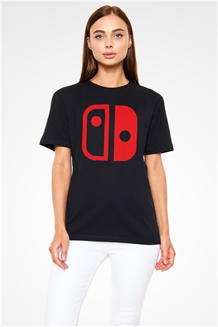 Nintendo Siyah Unisex Tişört T-Shirt