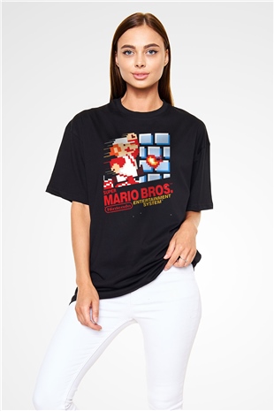 Nintendo Siyah Oversize Tişört Oversize T-shirt