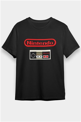 Nintendo Siyah Unisex Tişört T-Shirt