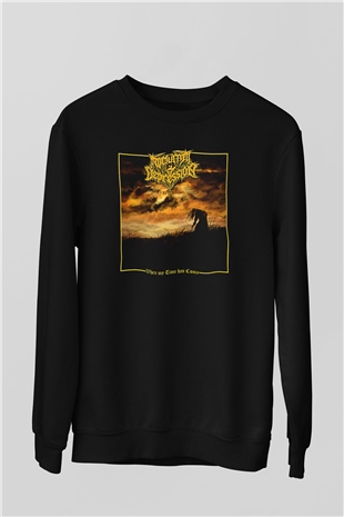 Nocturnal Depression Baskılı Unisex Siyah Sweatshirt