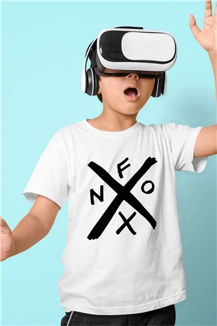 NOFX Baskılı Beyaz Unisex Çocuk Tişört
