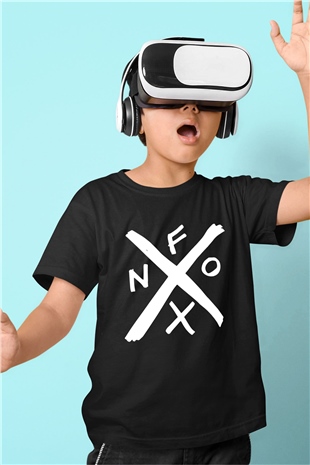 NOFX Baskılı Siyah Unisex Çocuk Tişört
