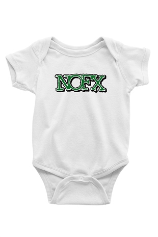NOFX Beyaz Bebek Body - Zıbın