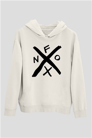 NOFX Beyaz Unisex Kapşonlu Sweatshirt