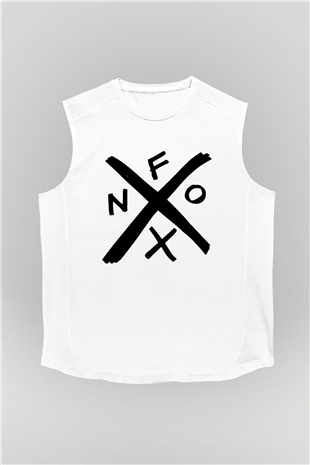 NOFX Beyaz Unisex Kolsuz Tişört