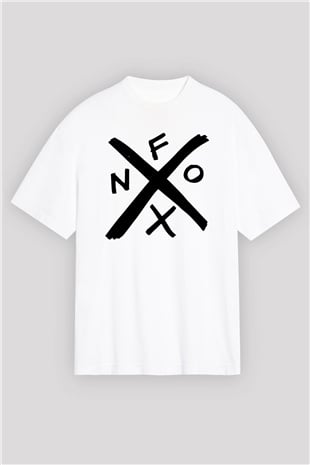 NOFX Beyaz Unisex Oversize Tişört T-Shirt