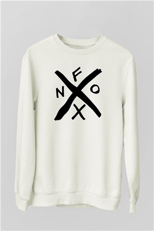 NOFX Beyaz Unisex Sweatshirt