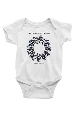 Nothing But Thieves Baskılı Beyaz Unisex Bebek Body - Zıbın