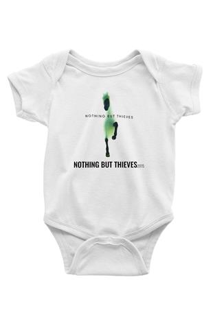 Nothing But Thieves Baskılı Beyaz Unisex Bebek Body - Zıbın