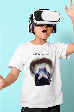 Nothing But Thieves Baskılı Beyaz Unisex Beyaz Çocuk Tişört - Tshirt