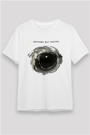Nothing But Thieves Baskılı Unisex Beyaz Tişört - Tshirt
