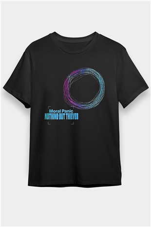 Nothing But Thieves Baskılı Unisex Siyah Tişört - Tshirt