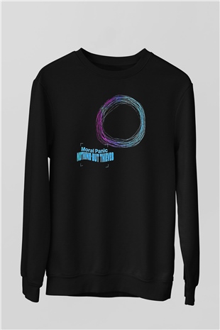 Nothing But Thieves Baskılı Unisex Siyah Sweatshirt