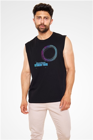 Nothing But Thieves Baskılı Unisex Siyah Kolsuz Tişört - Tshirt