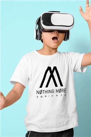 Nothing More Baskılı Beyaz Unisex Çocuk Tişört
