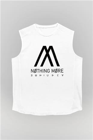 Nothing More Beyaz Unisex Kolsuz Tişört