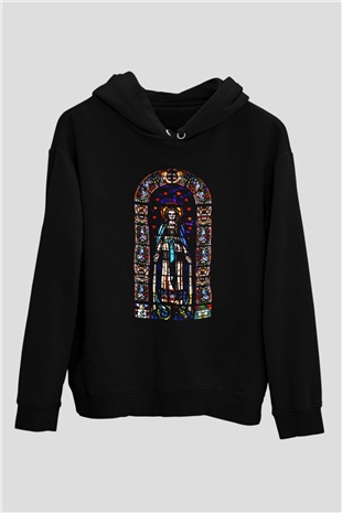 Notre Dame Katedrali Siyah Unisex Hoodie