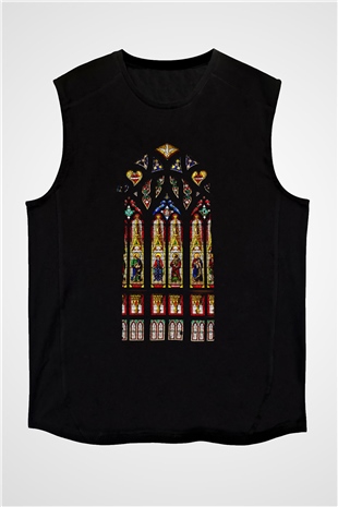 Notre Dame Katedrali Siyah Unisex Kolsuz Tişört