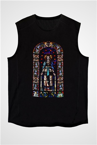 Notre Dame Katedrali Siyah Unisex Kolsuz Tişört