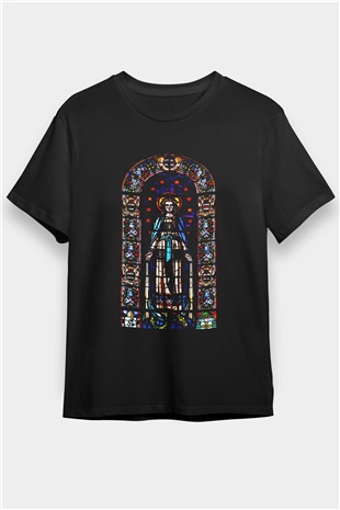 Notre Dame Katedrali Siyah Unisex Tişört T-Shirt - TişörtFabrikası