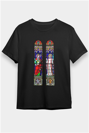 Notre Dame Katedrali Siyah Unisex Tişört T-Shirt - TişörtFabrikası
