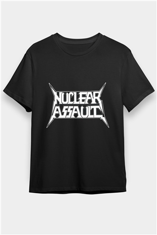 Nuclear Assault Siyah Unisex Tişört T-Shirt - TişörtFabrikası