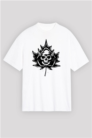 Obey the Brave Beyaz Oversize Tişört Oversize T-shirt - TişörtFabrikası