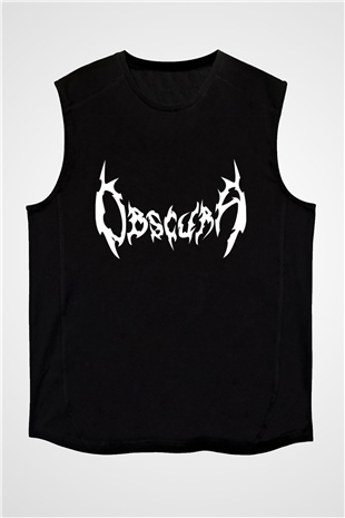 Obscura Siyah Unisex Kolsuz Tişört
