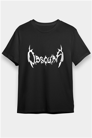 Obscura Siyah Unisex Tişört T-Shirt - TişörtFabrikası