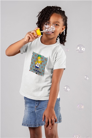 Odd Future Baskılı Unisex Beyaz Çocuk Tişört