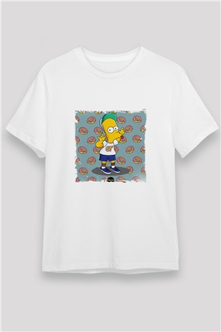 Odd Future Baskılı Unisex Beyaz Tişört