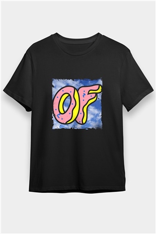 Odd Future Baskılı Unisex Siyah Tişört