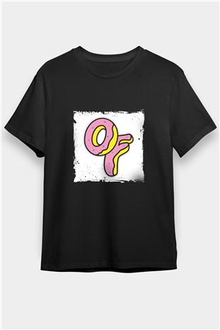 Odd Future Baskılı Unisex Siyah Tişört