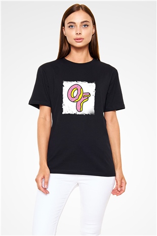 Odd Future Baskılı Unisex Siyah Tişört