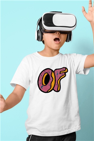 Odd Future Beyaz Unisex Çocuk Tişört