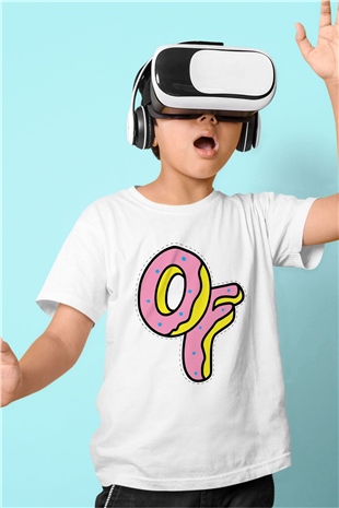 Odd Future Beyaz Unisex Çocuk Tişört