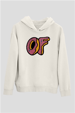 Odd Future Beyaz Unisex Kapüşonlu Sweatshirt