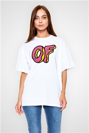 Odd Future Beyaz Unisex Oversize Tişört T-Shirt
