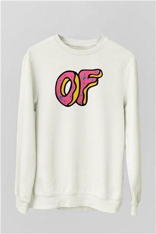 Odd Future Beyaz Unisex Sweatshirt
