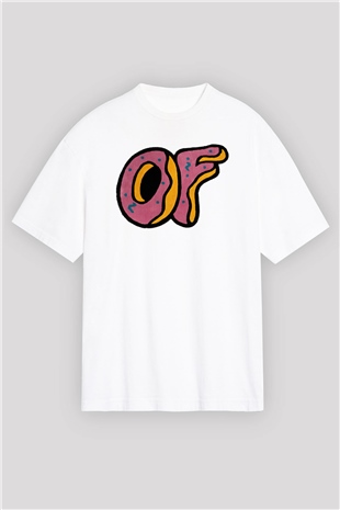 Odd Future Beyaz Oversize Tişört Oversize T-shirt - TişörtFabrikası