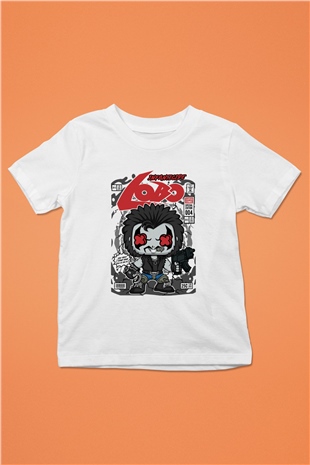 Ödül Avcısı Baskılı Unisex Beyaz Çocuk Tişört