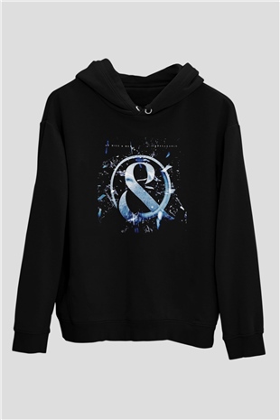 Of Mice and Men Siyah Unisex Kapüşonlu Sweatshirt