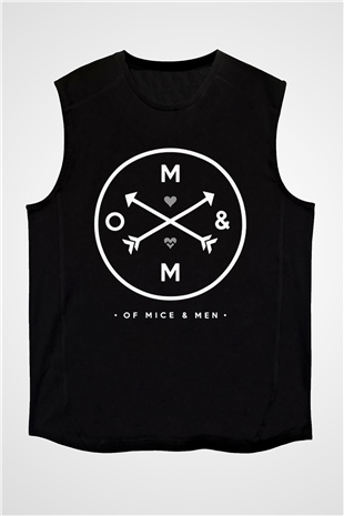 Of Mice and Men Siyah Unisex Kolsuz Tişört