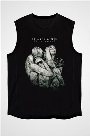 Of Mice and Men Siyah Unisex Kolsuz Tişört