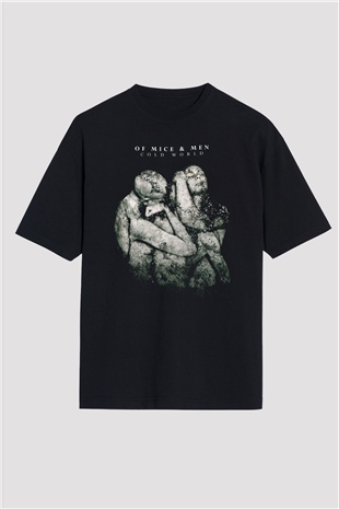 Of Mice and Men Siyah Unisex Oversize Tişört T-Shirt